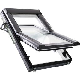 Roto Zwaairaampje Configurator Designo R6 K200 Kunststof Aluminium Dakraam individuele configuratie, geschikt voor natte en woonruimten