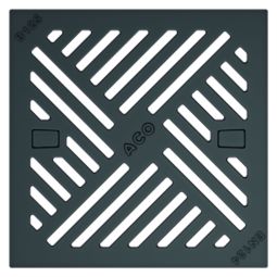 ACO Self Europoint gietijzeren rooster 250x250 mm voor puntafvoer, berijdbaar