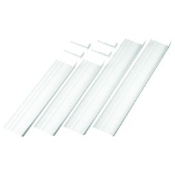 ACO Therm 3.0 isolatie-aansluitprofiel voor kelderramen voor isolatieaansluiting van kelderramen, vierdelig set incl. hoekverbinders, geschikt voor tot 140 mm isolatiedikte