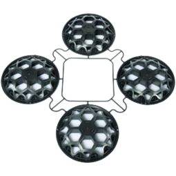 ACO Stormbrixx Blockrigole Afdekking HD600 Vervaardigd uit robuust polypropyleen, zorgt voor veilige bovenafwerking en bescherming van de drainageblokken