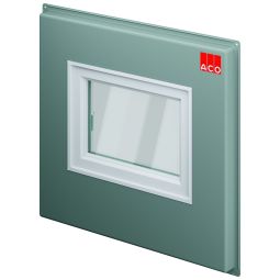 ACO Therm Block montageplaatje waterdrukdicht montage met waterkering raam voor kunststof lichtschachten Hoogwaardige, drukvastewaterdichte montageplaats met hoogtewaterbestendige ramen, verschillende formaten en dikte