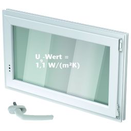 ACO bijkameramen draai-/kipramen met 2-voudig HR-glas 2-voudig warmtebeschermingsglas, geïntegreerde meerkarige holle profielen voor hoge isolatiewaarde, grote glasoppervlakte voor maximale lichtinval