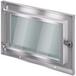 ACO stalen kelderraam 50x50cm eenvleugel raam Veiligheidsglas, incl. muurverbinder en draaibaar beschermingsrooster