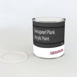 Swisspearl ehem. Cembrit Plank acrylverf 0,5L CP040 Voor het verzegelen van snijkanten vóór de montage, Granietklerig