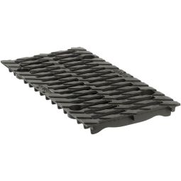 BIRCOsir 150 dubbelwandige gietijzeren afdekking voor afvoergoot Uit zwart-onderdompeld gelakte gietijzer, antislip oppervlak volgens R11/V10, voor het BIRCOsir 150-systeem