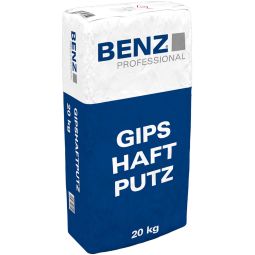 BENZ PROFESSIONAL Gipshechtmiddel 20 kg zak, voor alle draagkrachtige ondergronden in interieur