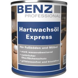 BENZ PROFESSIONAL Hardwaxolie Express snelle droging, mat of wit, voor vloeren en meubels