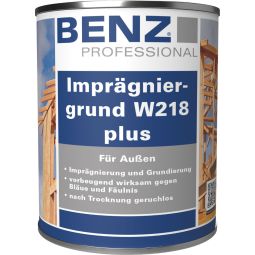 BENZ PROFESSIONAL Hout Impregneergrondlaag W218 plus kleurloos voor houtconstructies in buitenomgeving zonder grondcontact
