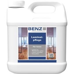 BENZ PROFESSIONAL Laminaatverzorging kleurloos Vloeronderhoud Beschermt en verfrist belaste houtoppervlakten zichtbaar, voor waterbestendige vloeren en bekleding