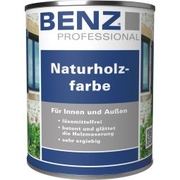 BENZ PROFESSIONAL Natuurhoutverf Houtbescherming Natuurlijke kleuruitvoering met betrouwbare weerbestendigheid, verschillende kleuren, voor alle inheemse en exotische houtsoorten