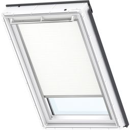 VELUX Verduisteringsrolgordijn Uni Wit 1025 Hochwaardig dakraam-verduisteringsrolgordijn in uni wit voor bijna volledige duisternis