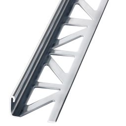 BLANKE Tegelprofielen Roestvrijstaal gepolijst Profielhoogte 10mm Lengte 1m, decoratief afwerkingsprofiel voor tegels
