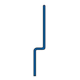 BLANKE Tegelprofielen Hellingkeil AQUA-KEIL WAND roestvrijstaal geborsteld 10/40mm Lengte 2,0m, wandaansluiting voor lijnafvoer, linker of rechter aanslag