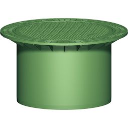GRAF Teleskop Domschacht Maxi met PE-deksel Binnendiameter van 600 mm, permanente belasting tot max. 50 kg, groen