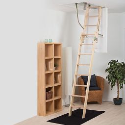 DOLLE houten vlizotrap clickFIX 2-delig, U-waarde 0,49 zolderluik Ladderdeel om te schuiven