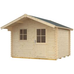 Skan Holz tuinhuis Como tuinhuis verschillende maten, Scandinavisch sparrenhout, wanddikte 28mm