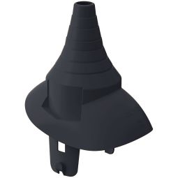 Klöber antennedakpan Venduct zwart dakdoorvoering antenne Geschikt voor verschillende dakbedekkingen, dakhoek: 20° tot 50°, diameter: 22-77,5 mm