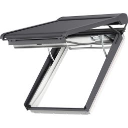 VELUX Elektro-rolluiken SMH 0000 S aluminium donkergrijs compatibel met VELUX INTEGRA elektrische dakramen GPU, incl. regensensor