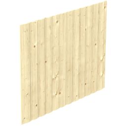 Skan Holz zijwand lijmhout zonder deur natuurgeolied voor carport verschillende maten