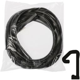 TraumGarten vervangingsonderdeel afdichtingsset GLAS 90 cm voor 8 mm dikte Passend vervangingsdichtingsset voor glazen schutting, GLAS 90 cm voor 8 mm dikte.