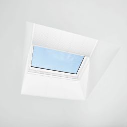 Roto OnTop Vouwscreen ZFA E Fx WF01 Wit Elektro voor Roto OnTop plat dakramen