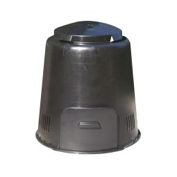 ECO Composter, 280 L, zwart Inclusief dekelinheid