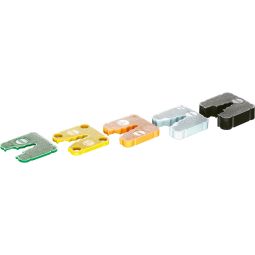 Wellker Ejot overgangsprofiel AS-5 5mm geel Afstandsblok uit kunststof voor schone isolatiestofbevestiging