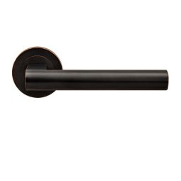 Karcher deurklink-set Madeira ER45 Antiek bronzen uitvoering deurklink Geokte montagetechniek, met terugbringveer