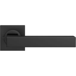 Kärcher deurklink-set Seattle ER46Q KD Comfort Privacy Kosmos Zwart deurklink Sluiten zonder sleutel, deurklink met geïntegreerde privacy-pinsluiting
