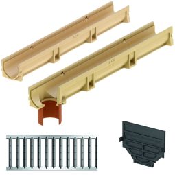 ACO Compleet-Set Euroline 2.0 Personaliseer uw afwateringssysteem met onze configurator