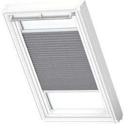VELUX Voordeel-Set Hittebescherming Plus Zichtschutz FOL Handmatig Uni Zwart/Grijs 1282 Combinatie van buitenliggend zonnescherm en binnenliggend plissé