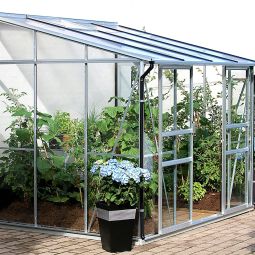 Vitavia aanleuning tuinkas Osiris tomatenhuis combinatieverglazing Zilver Verschillende varianten