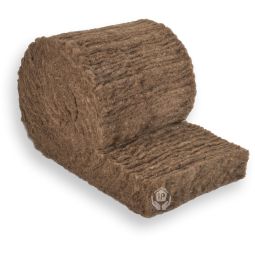 ISOLENA PREMIUM Warmte- en geluidisolatie van 100% pure schapenwol Natuurlijke isolatiematten voor warmte- en geluidsisolatie in binnenafbouw, verschillende diktes (2 rollen per pak)