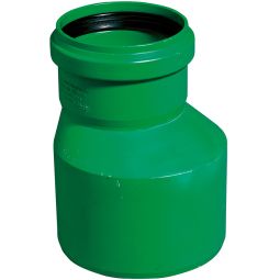 Wellker KG 2000 verloofstukkoppelstuk overgangsleiding DN 250/200 afvalwaterbuis incl. afdichtingsring, voor KG-systeem PVC SN 10 en SN 16