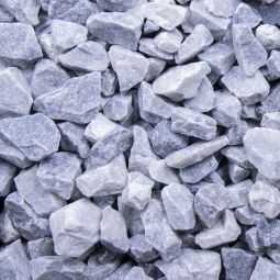 Siersplit Kristal Blauw verschillende korrelgroottes