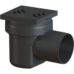 KESSEL Kelderafvoer 150x150 mm Vloerafvoer met een zijdelingse afvoer DN 100