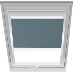 Roto privacy-rolgordijn Donkergrijs 1-R06 lichtdoorlatend, bediening manueel, configureerbaar voor verschillende raamafmetingen