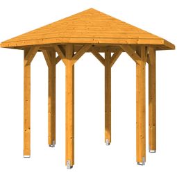 Skan Holz Paviljoen Nancy Eik Licht Houten paviljoen verschillende maten, gelamineerd hout