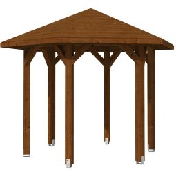 Skan Holz Pavillon Nancy Noten Houten paviljoen verschillende maten, lijmhout