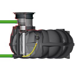 Rewatec Vlaktank Retentietank NEO verschillende tankgroottes, incl. accessoires