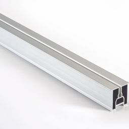 NATURinFORM Systeemprofiel ALU voor houtcomposiet terrasplanken onderconstructie voor het klikken op de terrasvoet, 4000x39x39 mm