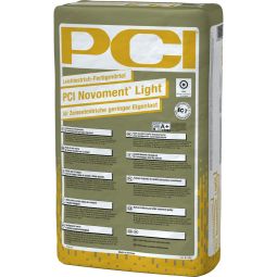PCI Novoment Light Lichtestrich Fertigmortel grijs Lichtestrich-gereedmortel voor cementestrichen met lage eigengewicht