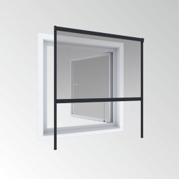 Windhager insectenschermrol PLUS antraciet vliegenscherm verschillende maten