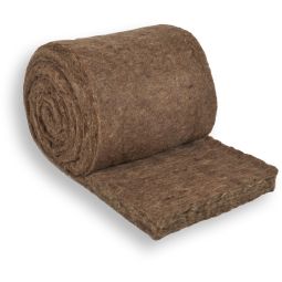ISOLENA OPTIMAL Warmte- en geluidsdamping uit 100% zuivere schapenwol Eenzijdig vernaalde schapenwolfilter voor alle isolatiegebieden, verschillende diktes (2 rollen per pak)