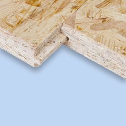 OSB 3-plaat 18 mm groef en veer 2050x675 mm Vochtresistente osb-plaat/3, LxB 2050x675 mm, met viersijdige groef- en tonverbinding, formaldehydevrij