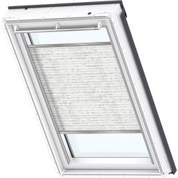 VELUX-plissé Klassiek wit 1256 vouwgordijn lichttransparant, zorgt voor harmonieus daglicht, geschikt voor verschillende VELUX-dakramen