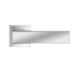 Kärcher deurklink-garnituur Torino R53Q chroom deurklink Combineerbaar met inlays, gepatenteerde montagetechniek, met terugtrekkveer