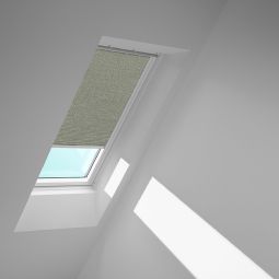 VELUX Rolgordijn Olijfbeige 4165 Standaard-privacyrolluik met geleiderailen, geschikt voor verschillende VELUX-dakramen