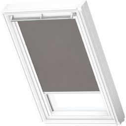 VELUX Voordeel-Set Hittebeskerming Plus Zichtschutz ROF Manueel Uni Zwart/Grijs 4161 Combinatie van buiten liggend zonnescherm en binnen liggend privacyrolgordijn