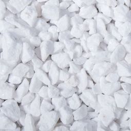 Siersplit Sneeuwwit verschillende korrelgroottes